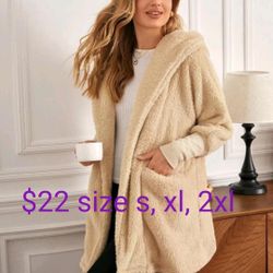 New Jacket Cozy Size Small , Xl , 2xl  $22 Each