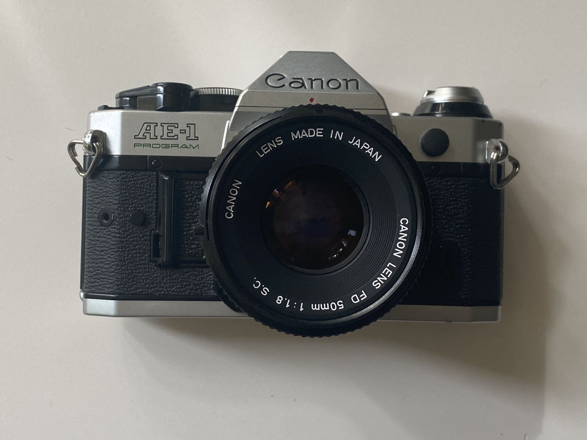 Canon AE-1 program and 50mm lens Mint condition