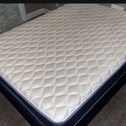 Queen Size Mattress, With Box Spring, With Bed Frame