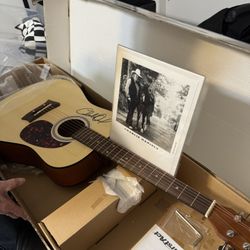 Acoustic Guitar Autograph By Charlie Daniels Still In Box For 20 Years  