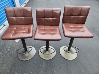 Three Bar Stool Chairs