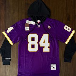 Minnesota Vikings Jersey Randy Moss “Hoodie”