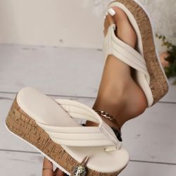 NEW CORK WEDGE SANDALS