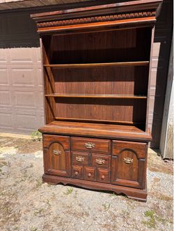 Brown hutch