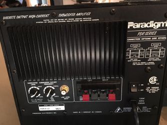 Bogholder Hændelse Blå Paradigm PDR Series powered 8" subwoofer. Works perfect for Sale in  Wildwood, FL - OfferUp