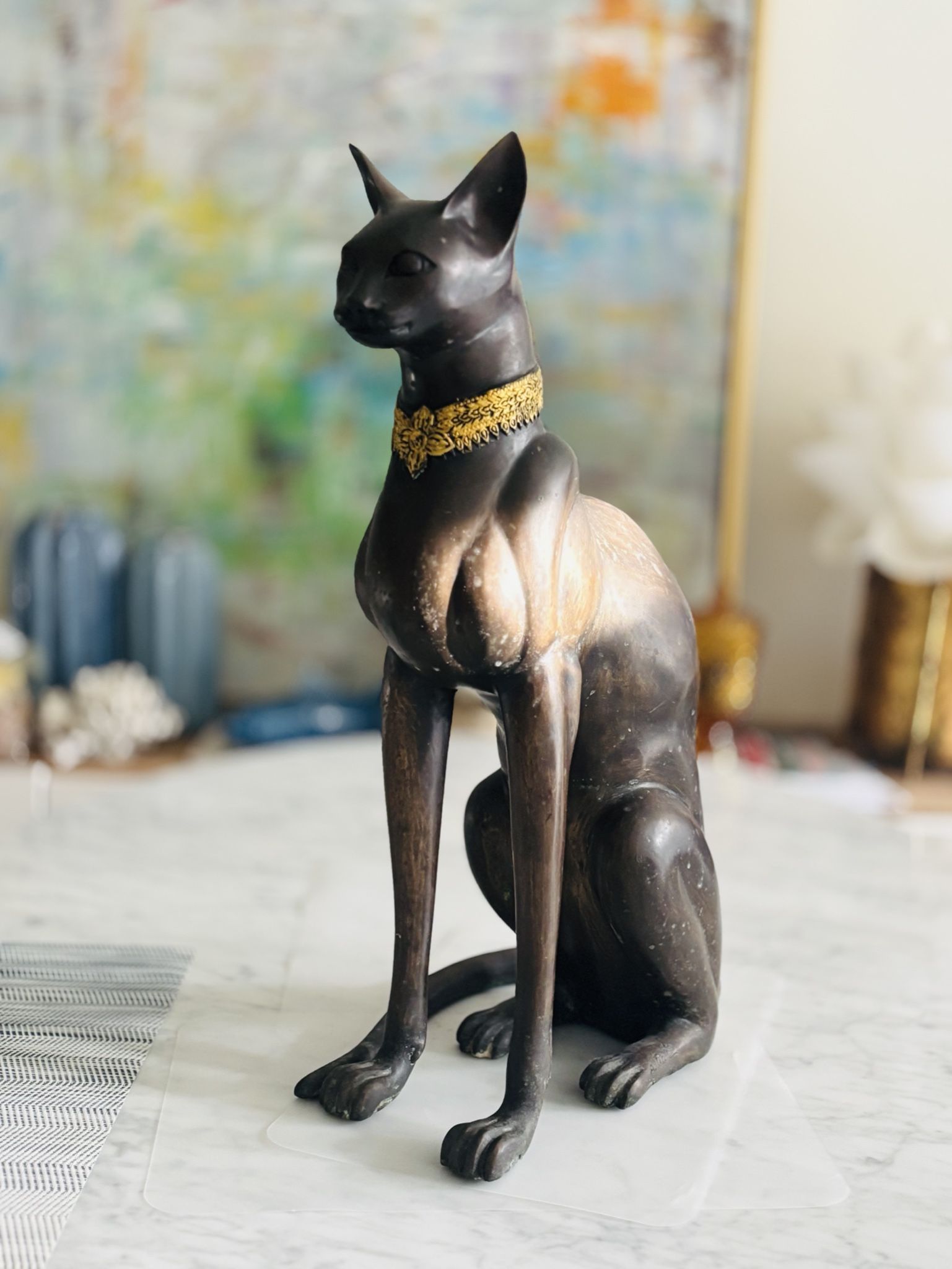 A Tiot BRONZE CAT Sphinx Sphynx