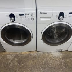 Samsung Set Washer And Dryer Gas Good Condition We Delivery 