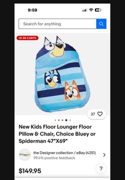 Bluey Floor Lounge Bed