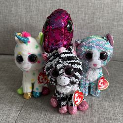 Ty  beanie boos Plushies
