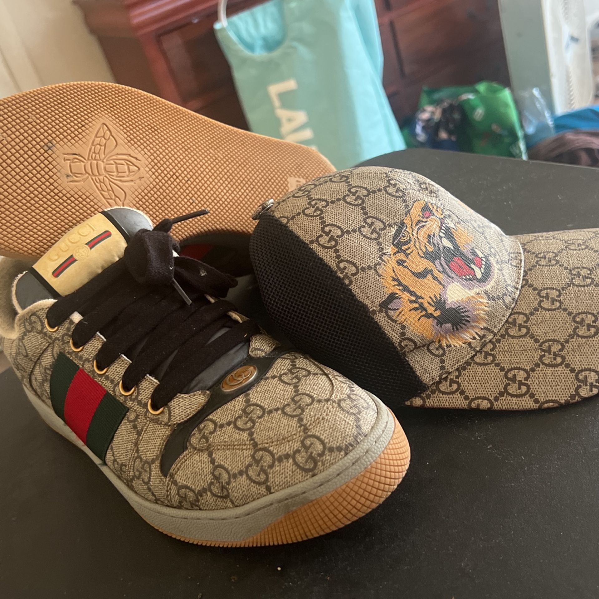 Gucci Shoes And Hat