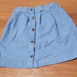 Girls Size 8 H&M Corduroy Skirt