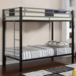 Brand New Solid Metal Twin Size Bunk Bed