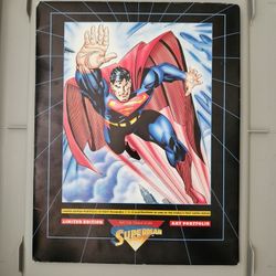 1993 Better Than Ever SUPERMAN Art Portfolio Sealed 8 Prints 11x14 **Opened**