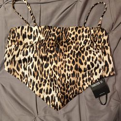 Women's Large cheetah print top