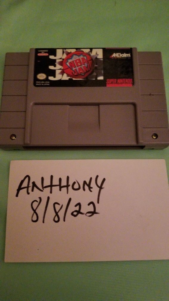 Super nintendo NBA Jam