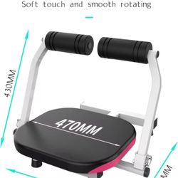 Ultimate 360 Degrees Rotating Ab Crunch Machine and Total Gym Equipment: Full Body Workout Machine