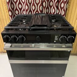 Stove Gas Samsung Double Oven 5 Burners