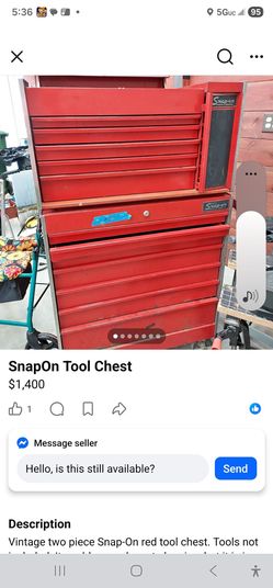 Snap on Tool box set.