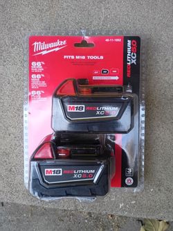 Milwaukee M18 red lithium XC 5.0 battery pack