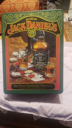 Vintage jack Daniels whiskey tin