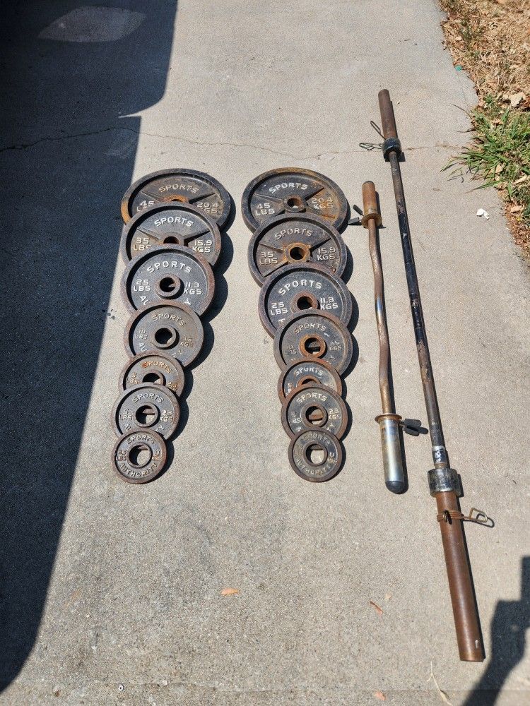 OLYMPIC WEIGHT PLATE SET