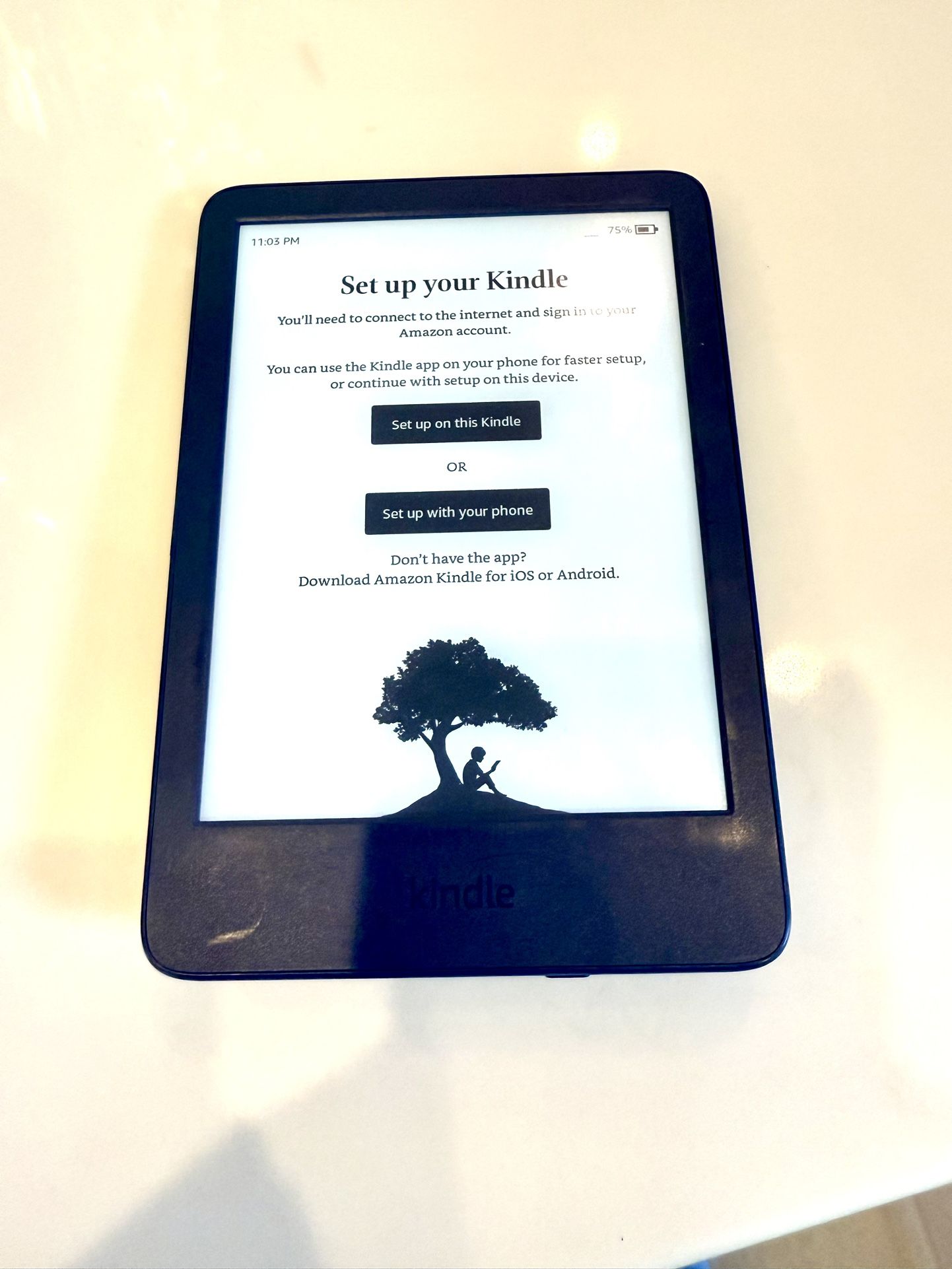 Denim Blue Kindle 6” USB-C 16 GB