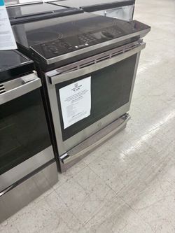 GE Profile 30" Slide-In Induction Electric Range