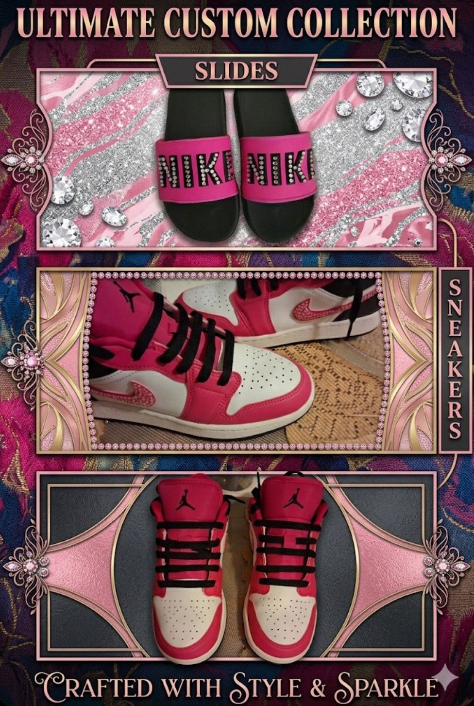 Bedazzle shoes,purses,hats,ect...