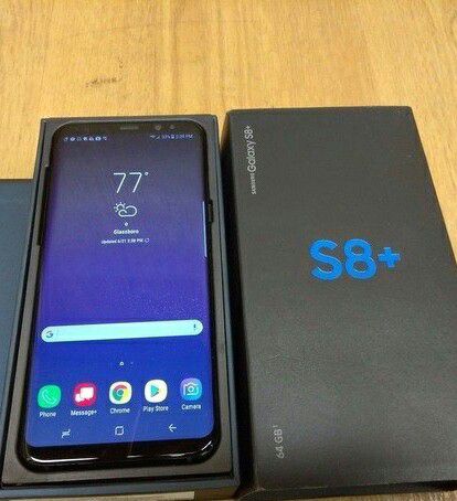 Samsung  Galaxy S8 + Factory Unlocked + box and accessories + 30 day warranty