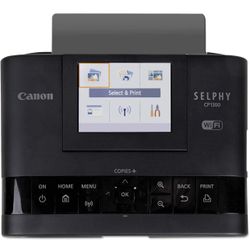 Canon Selphy CP1300 Wireless Compact Photo Printer with AirPrint and Mopria Device Printing, Black (2234C001)