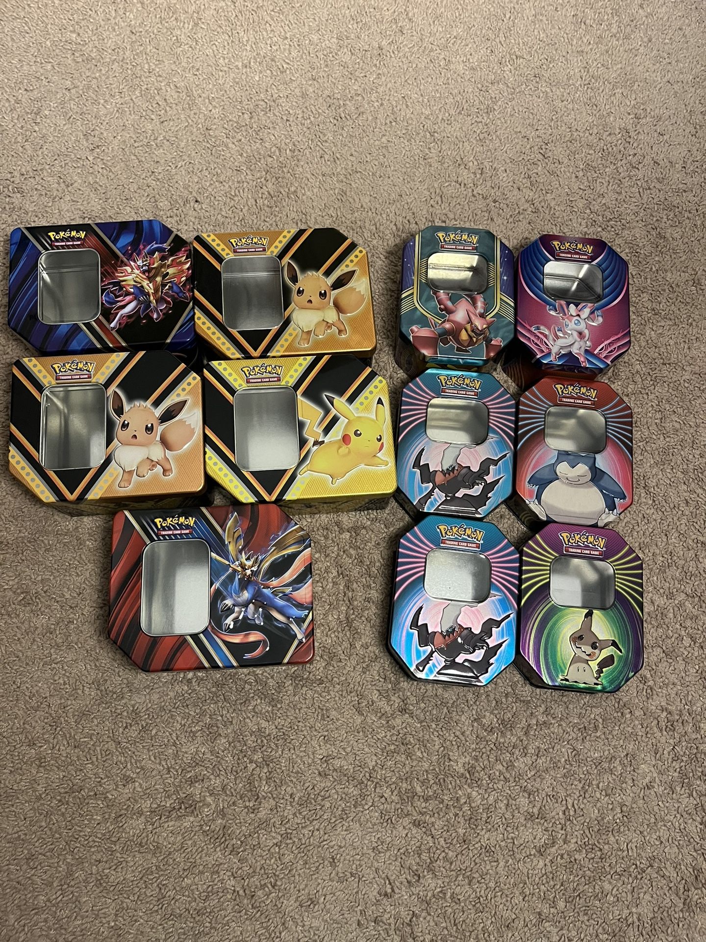 11 Pokémon Tins