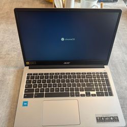 acer Chromebook HD Premium 2023 de 15 pulgadas, procesador Intel Celeron N de 2.78 GHz, velocidad turbo de 2.78 GHz, 4 GB de RAM, SSD de 64 GB, WiFi u