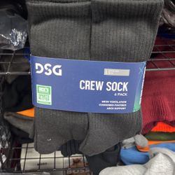 Crew Socks 6 Pack 7$ Each 
