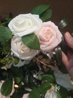 Box of Faux Flowers