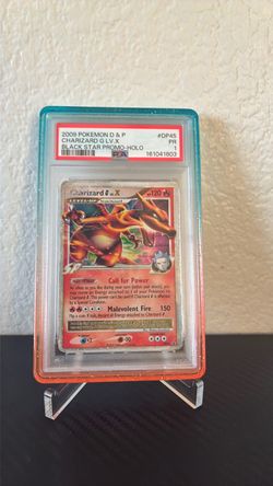 Pokemon Charizard G LV.X Black Star Promo DP45 Holo PSA 1
