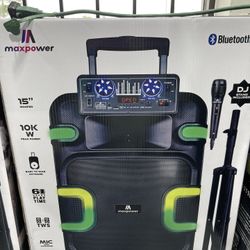 Max power, Bluetooth speaker karaoke with Stan and Mike 