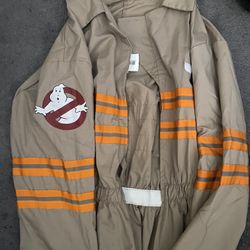 Unisex Ghost Buster Jumpsuit Halloween Costume