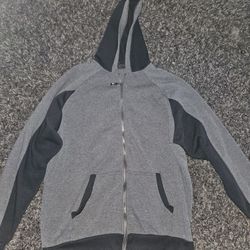 Mens 2XL Zip Up Hoodie 