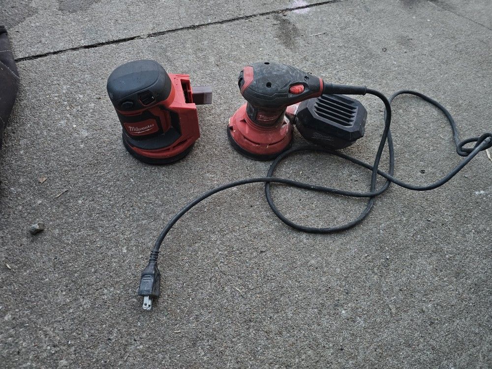 Milwaukee Palm Sanders 