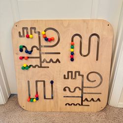 Baby Toddler Wooden Wall Maze