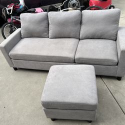 Used Couch With Ottoman 