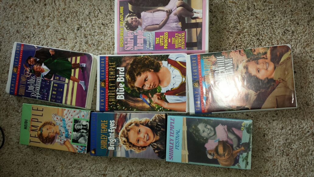 Shirley Temple collection VHS