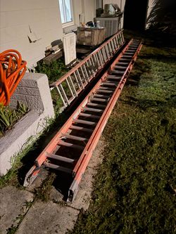 40' and 36' ladder.
