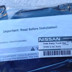 New Cargo Net - Nissan Altima Hideaway Trunk Cargo Net (Part#: T99C1-6CA0A)
 OEM