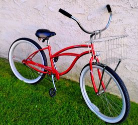 Classic Firmstrong 26" Beach Cruiser bike bicicleta basket