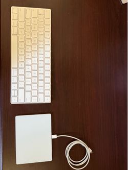 Apple keyboard and trackpad