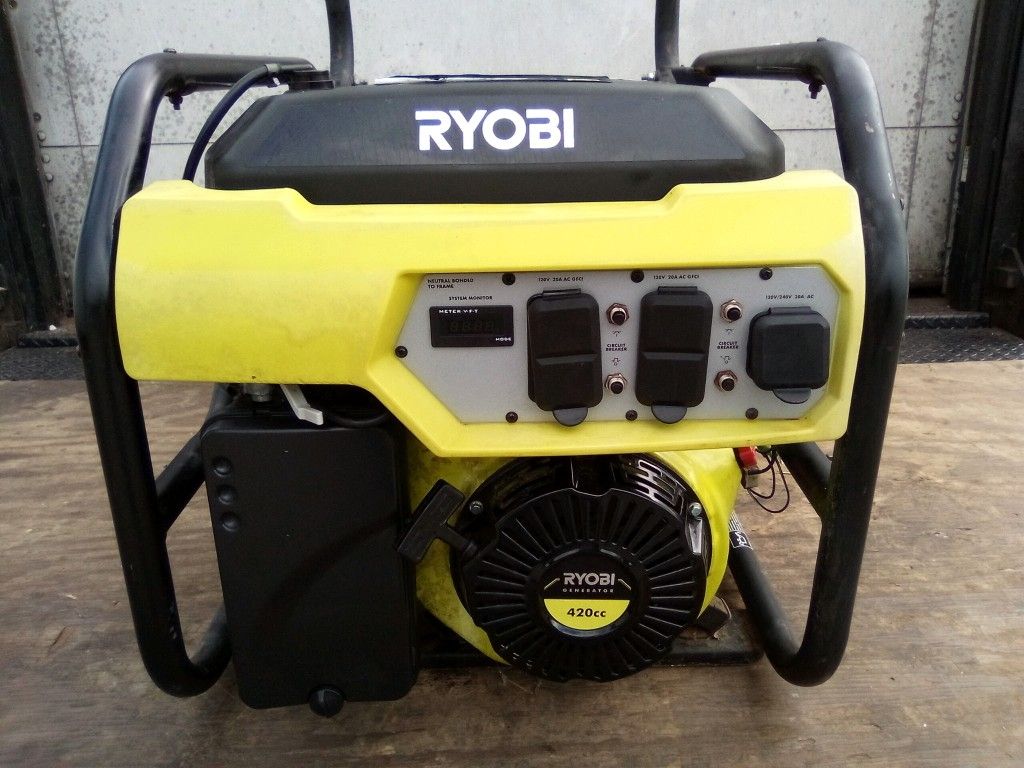 Ryobi Generator 5500 Watts. $300