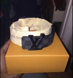 Authentic Black Louis Vuitton Belt