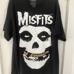 Misfits Logo w/ Gold Teeth T-Shirt