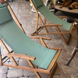 Wood Reclining Chairs Set Of 2